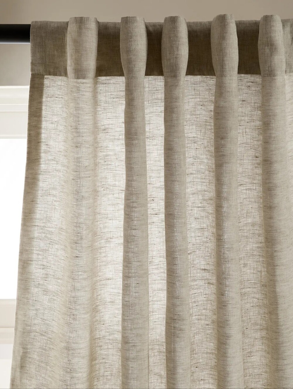 Quince NWOT European Linen Curtain 48x108 Sage Quiet Luxury Tab & Rod Pocket